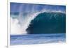 USA, Hawaii, Oahu, Surfers in Action at the Pipeline-Terry Eggers-Framed Photographic Print