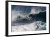 USA, Hawaii, Oahu, Surfers in Action at the Pipeline-Terry Eggers-Framed Photographic Print