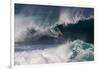 USA, Hawaii, Oahu, Surfers in Action at the Pipeline-Terry Eggers-Framed Photographic Print