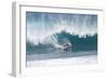 USA, Hawaii, Oahu, Surfers in Action at the Pipeline-Terry Eggers-Framed Photographic Print