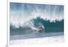 USA, Hawaii, Oahu, Surfers in Action at the Pipeline-Terry Eggers-Framed Photographic Print