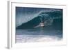 USA, Hawaii, Oahu, Surfers in Action at the Pipeline-Terry Eggers-Framed Photographic Print