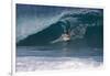 USA, Hawaii, Oahu, Surfers in Action at the Pipeline-Terry Eggers-Framed Photographic Print