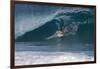 USA, Hawaii, Oahu, Surfers in Action at the Pipeline-Terry Eggers-Framed Photographic Print