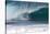 USA, Hawaii, Oahu, Surfers in Action at the Pipeline-Terry Eggers-Stretched Canvas