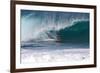 USA, Hawaii, Oahu, Surfers in Action at the Pipeline-Terry Eggers-Framed Photographic Print