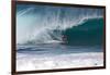 USA, Hawaii, Oahu, Surfers in Action at the Pipeline-Terry Eggers-Framed Photographic Print