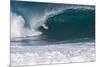 USA, Hawaii, Oahu, Surfers in Action at the Pipeline-Terry Eggers-Mounted Premium Photographic Print