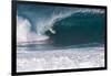 USA, Hawaii, Oahu, Surfers in Action at the Pipeline-Terry Eggers-Framed Premium Photographic Print