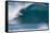 USA, Hawaii, Oahu, Surfers in Action at the Pipeline-Terry Eggers-Framed Stretched Canvas