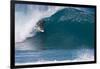 USA, Hawaii, Oahu, Surfers in Action at the Pipeline-Terry Eggers-Framed Photographic Print