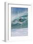 USA, Hawaii, Oahu, Surfers in Action at the Pipeline-Terry Eggers-Framed Photographic Print