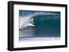 USA, Hawaii, Oahu, Surfers in Action at the Pipeline-Terry Eggers-Framed Photographic Print