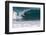 USA, Hawaii, Oahu, Surfers in Action at the Pipeline-Terry Eggers-Framed Photographic Print