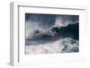 USA, Hawaii, Oahu, Surfers in Action at the Pipeline-Terry Eggers-Framed Photographic Print