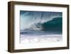 USA, Hawaii, Oahu, Surfers in Action at the Pipeline-Terry Eggers-Framed Photographic Print