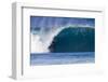 USA, Hawaii, Oahu, Surfers in Action at the Pipeline-Terry Eggers-Framed Premium Photographic Print