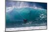 USA, Hawaii, Oahu, Surfers in Action at the Pipeline-Terry Eggers-Mounted Photographic Print