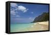 USA, Hawaii, Oahu, Waimanalo Beach-David Wall-Framed Stretched Canvas