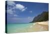 USA, Hawaii, Oahu, Waimanalo Beach-David Wall-Stretched Canvas