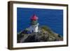 USA, Hawaii, Oahu, Waimanalo. U.S. Coast Guard Makapuu Point Light-Charles Crust-Framed Photographic Print