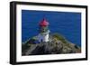 USA, Hawaii, Oahu, Waimanalo. U.S. Coast Guard Makapuu Point Light-Charles Crust-Framed Photographic Print