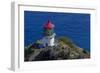 USA, Hawaii, Oahu, Waimanalo. U.S. Coast Guard Makapuu Point Light-Charles Crust-Framed Photographic Print