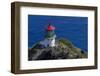 USA, Hawaii, Oahu, Waimanalo. U.S. Coast Guard Makapuu Point Light-Charles Crust-Framed Photographic Print