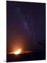 USA, Hawaii, the Big Island, Hawaii Volcanoes National Park, Halema'uma'u Crater and Milky Way-Michele Falzone-Mounted Photographic Print