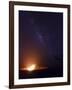 USA, Hawaii, the Big Island, Hawaii Volcanoes National Park, Halema'uma'u Crater and Milky Way-Michele Falzone-Framed Photographic Print