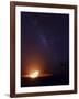 USA, Hawaii, the Big Island, Hawaii Volcanoes National Park, Halema'uma'u Crater and Milky Way-Michele Falzone-Framed Photographic Print