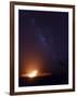 USA, Hawaii, the Big Island, Hawaii Volcanoes National Park, Halema'uma'u Crater and Milky Way-Michele Falzone-Framed Photographic Print