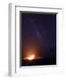 USA, Hawaii, the Big Island, Hawaii Volcanoes National Park, Halema'uma'u Crater and Milky Way-Michele Falzone-Framed Photographic Print