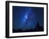 USA, Hawaii, the Big Island, Milky Way from Mauna Kea Observatory (4200m)-Michele Falzone-Framed Photographic Print