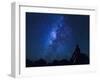 USA, Hawaii, the Big Island, Milky Way from Mauna Kea Observatory (4200m)-Michele Falzone-Framed Photographic Print