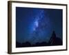 USA, Hawaii, the Big Island, Milky Way from Mauna Kea Observatory (4200m)-Michele Falzone-Framed Photographic Print