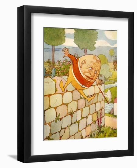 USA Humpty Dumpty Book Plate-null-Framed Premium Giclee Print