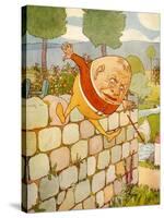 USA Humpty Dumpty Book Plate-null-Stretched Canvas