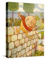 USA Humpty Dumpty Book Plate-null-Stretched Canvas