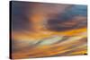 USA, Idaho. Backlit Cirrus Clouds can make a magnificent sunset.-Howie Garber-Stretched Canvas