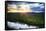 USA, Idaho, Fairfield, Camas Prairie, Sunset in the Camas Prairie-Terry Eggers-Framed Stretched Canvas