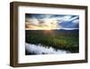 USA, Idaho, Fairfield, Camas Prairie, Sunset in the Camas Prairie-Terry Eggers-Framed Photographic Print