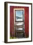 USA, Idaho, Fairfield, Front Door on Old Country Store-Terry Eggers-Framed Photographic Print