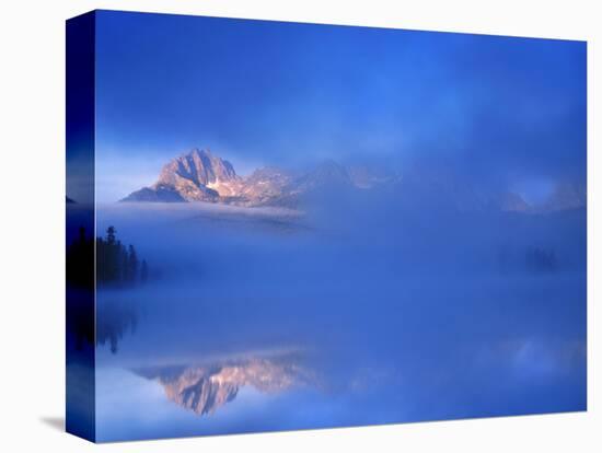 USA, Idaho, Sawtooth National Recreation Area. Little Redfish Lake landscape.-Jaynes Gallery-Stretched Canvas