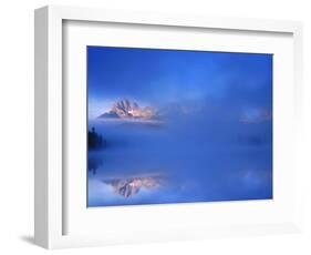 USA, Idaho, Sawtooth National Recreation Area. Little Redfish Lake landscape.-Jaynes Gallery-Framed Photographic Print