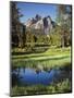 USA, Idaho, Sawtooth Wilderness, a Peak Reflecting in a Meadow Pond-Christopher Talbot Frank-Mounted Photographic Print