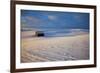 USA, Idaho, Small Barn in Snow Covered Field-Terry Eggers-Framed Photographic Print