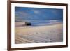 USA, Idaho, Small Barn in Snow Covered Field-Terry Eggers-Framed Photographic Print