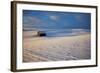 USA, Idaho, Small Barn in Snow Covered Field-Terry Eggers-Framed Photographic Print