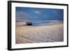 USA, Idaho, Small Barn in Snow Covered Field-Terry Eggers-Framed Photographic Print